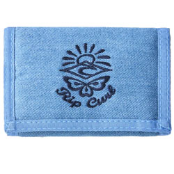Wallet Distressed Denim blue women's